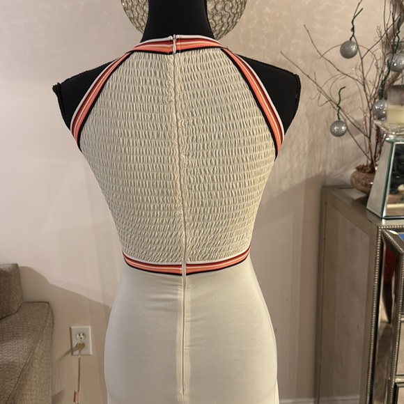 Lovers and friends Ivory Maxi Dress with Red Accents size XS - Picture 6 of 6